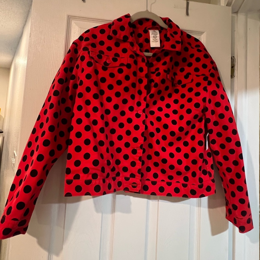 Disney jacket Minnie Mouse polka dot twill jacket - Picture 8 of 14